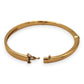NZGD | 18ct Gold Luminous Solid Arc Bangle Valuation $28,500