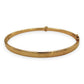 NZGD | 18ct Gold Luminous Solid Arc Bangle Valuation $28,500