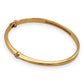 NZGD | 18ct Gold Luminous Solid Arc Bangle Valuation $28,500
