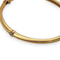 NZGD | 18ct Gold Luminous Solid Arc Bangle Valuation $28,500