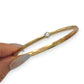 NZGD | 18ct Gold Luminous Solid Arc Bangle Valuation $28,500