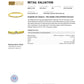 NZGD | 18ct Gold Luminous Solid Arc Bangle Valuation $28,500