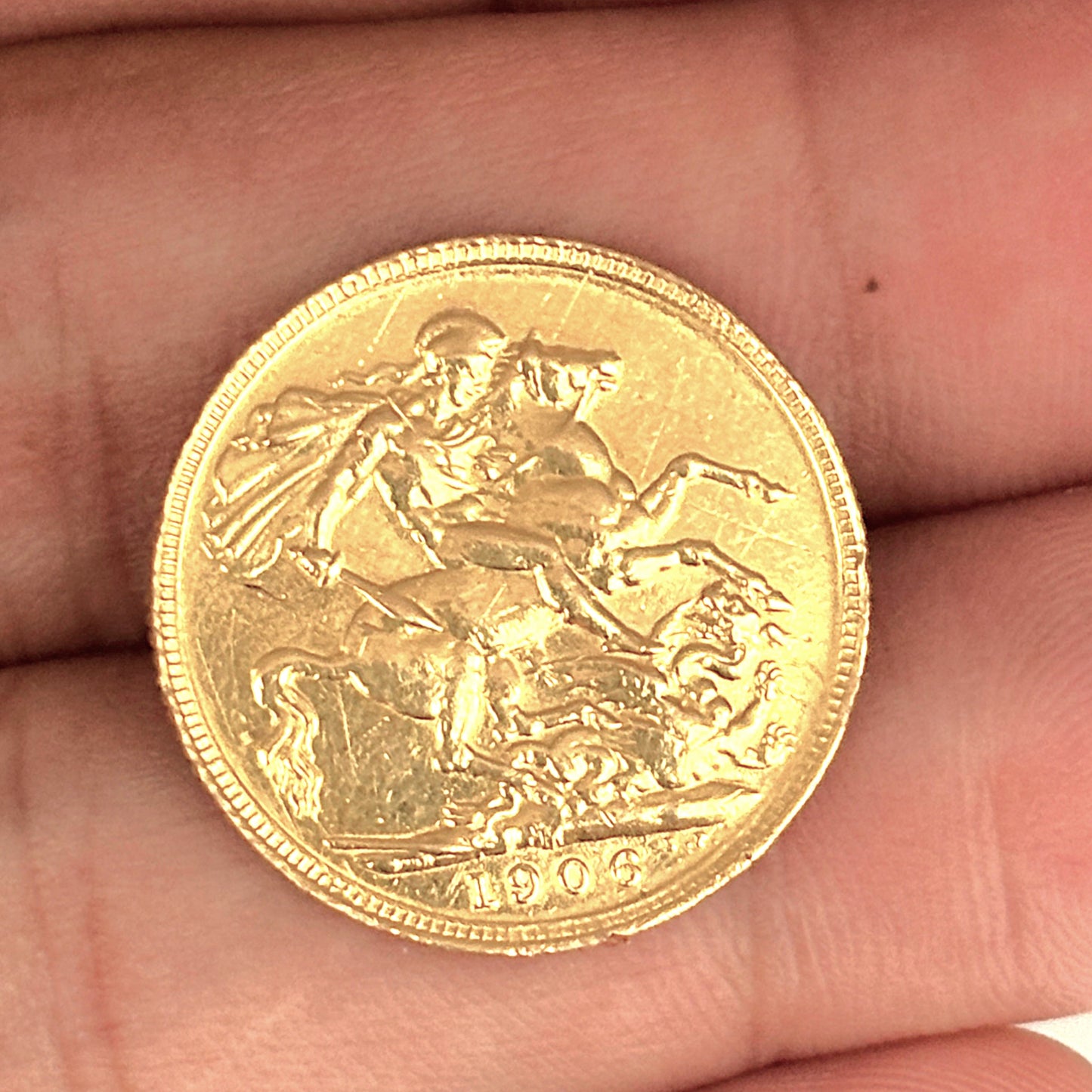 NZGD | 22ct Gold 1906 Edwards VII Full Sovereign Coin