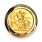 NZGD | MICHAEL HILL Full Sovereign Ring – 22ct Coin, 10ct Gold Frame