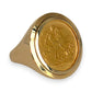NZGD | MICHAEL HILL Full Sovereign Ring – 22ct Coin, 10ct Gold Frame