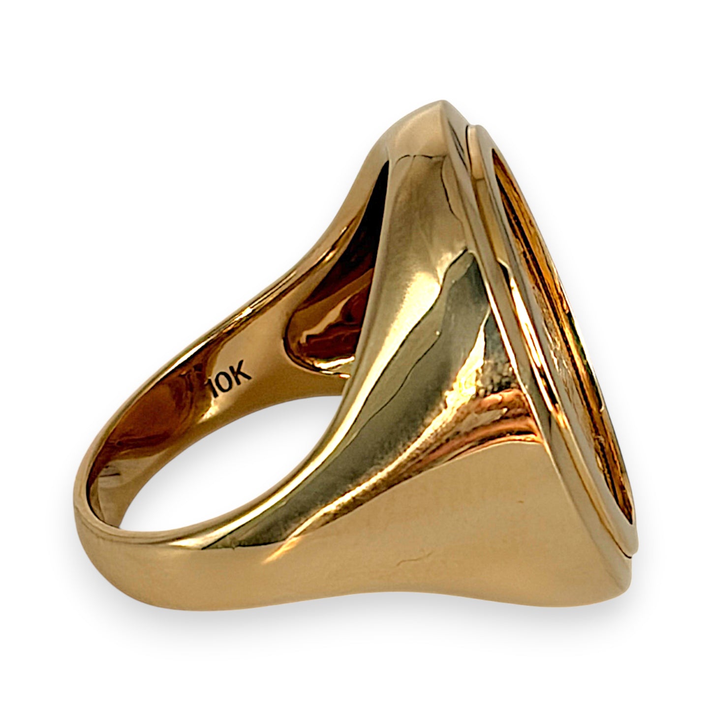 NZGD | MICHAEL HILL Full Sovereign Ring – 22ct Coin, 10ct Gold Frame