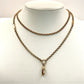 NZGD | 9ct Gold Lustre Line Vintage Link Chain 72cm