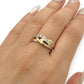 NZGD | 9ct Gold Celestia Twin‑Glow Bangle & Ring Set Valuation $4,550