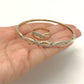 NZGD | 9ct Gold Celestia Twin‑Glow Bangle & Ring Set Valuation $4,550