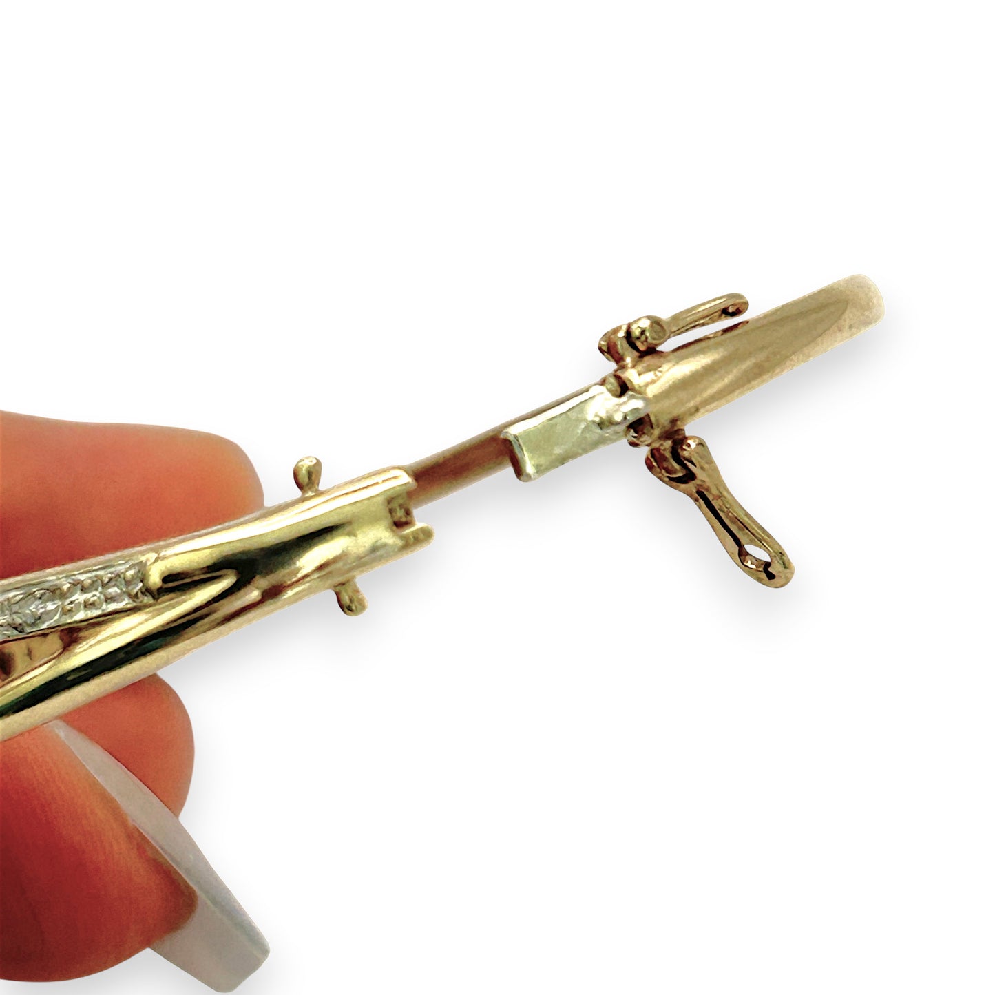 NZGD | 9ct Gold Celestia Twin‑Glow Bangle & Ring Set Valuation $4,550