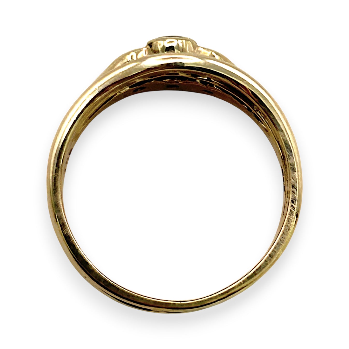 NZGD | 9ct Gold Celestia Sapphire Trio Ring Valuation $4,450