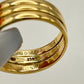 NZGD | 9ct Gold Celestia Sapphire Trio Ring Valuation $4,450