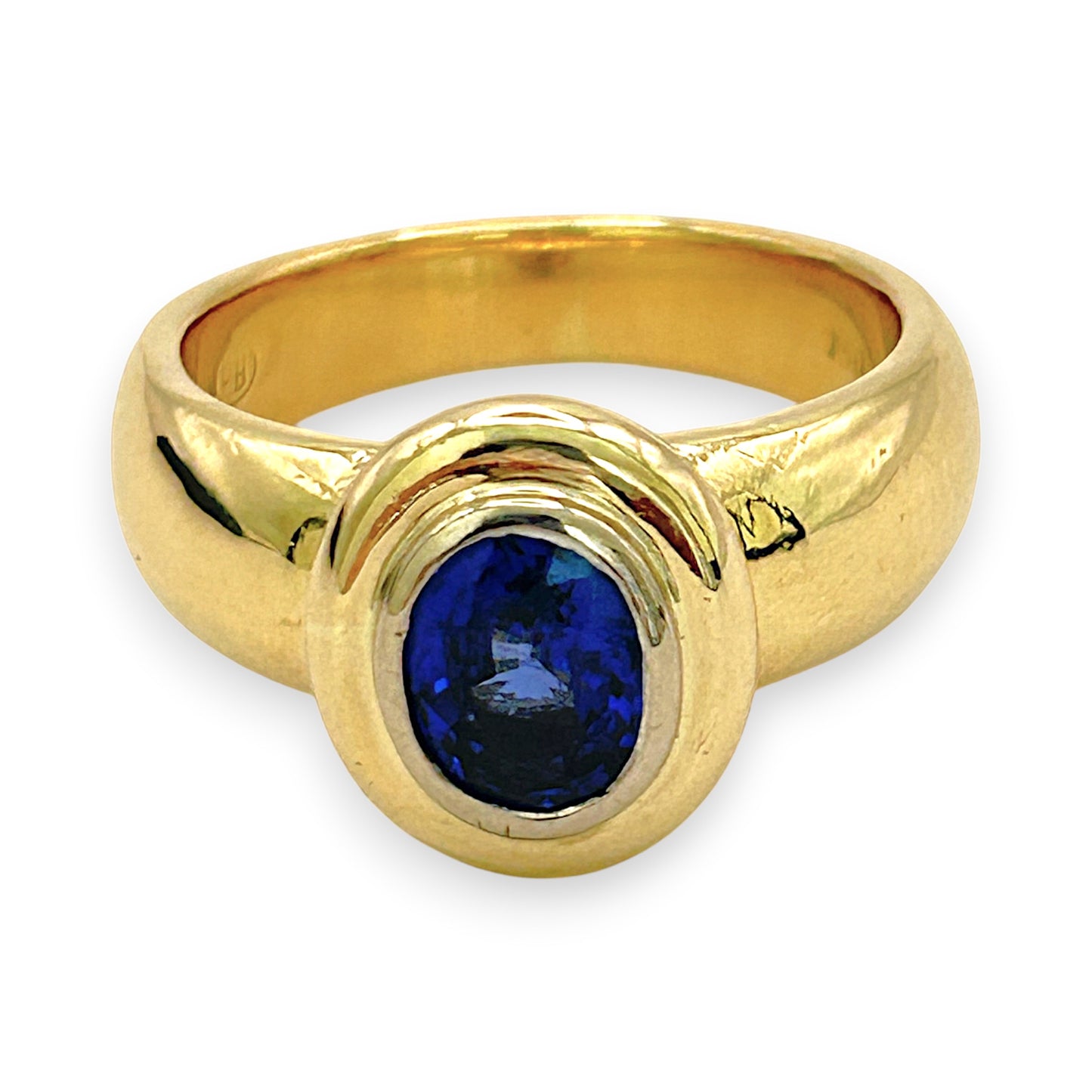 NZGD | 18ct Gold Vintage Midnight Crest Ring Valuation $8,400