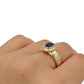 NZGD | 18ct Gold Vintage Midnight Crest Ring Valuation $8,400
