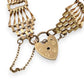 NZGD | 9ct Gold Heritage Heartlock Bracelet 18cm