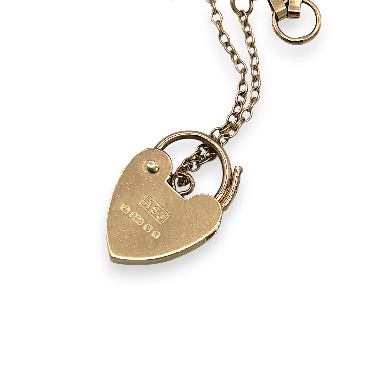 NZGD | 9ct Gold Heritage Heartlock Bracelet 18cm