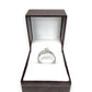 NZGD| 9ct White Gold MICHAEL HILL Starlight Solitaire Ring Size M 1/2