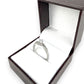 NZGD| 9ct White Gold MICHAEL HILL Starlight Solitaire Ring Size M 1/2