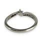 NZGD| 9ct White Gold MICHAEL HILL Starlight Solitaire Ring Size M 1/2