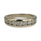 NZGD | 10ct White Gold Diamond Horizon Ring Size O 1/2