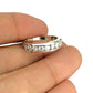 NZGD | 10ct White Gold Diamond Horizon Ring Size O 1/2