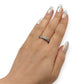 NZGD | 10ct White Gold Diamond Horizon Ring Size O 1/2