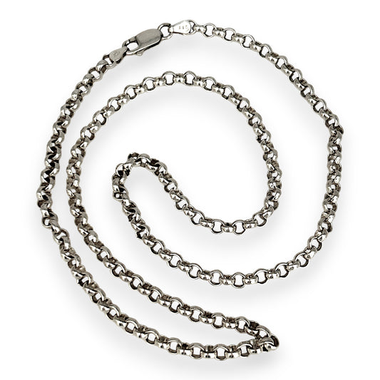 SILVER DEAL | Sterling Silver Moonlit Belcher Chain 48cm