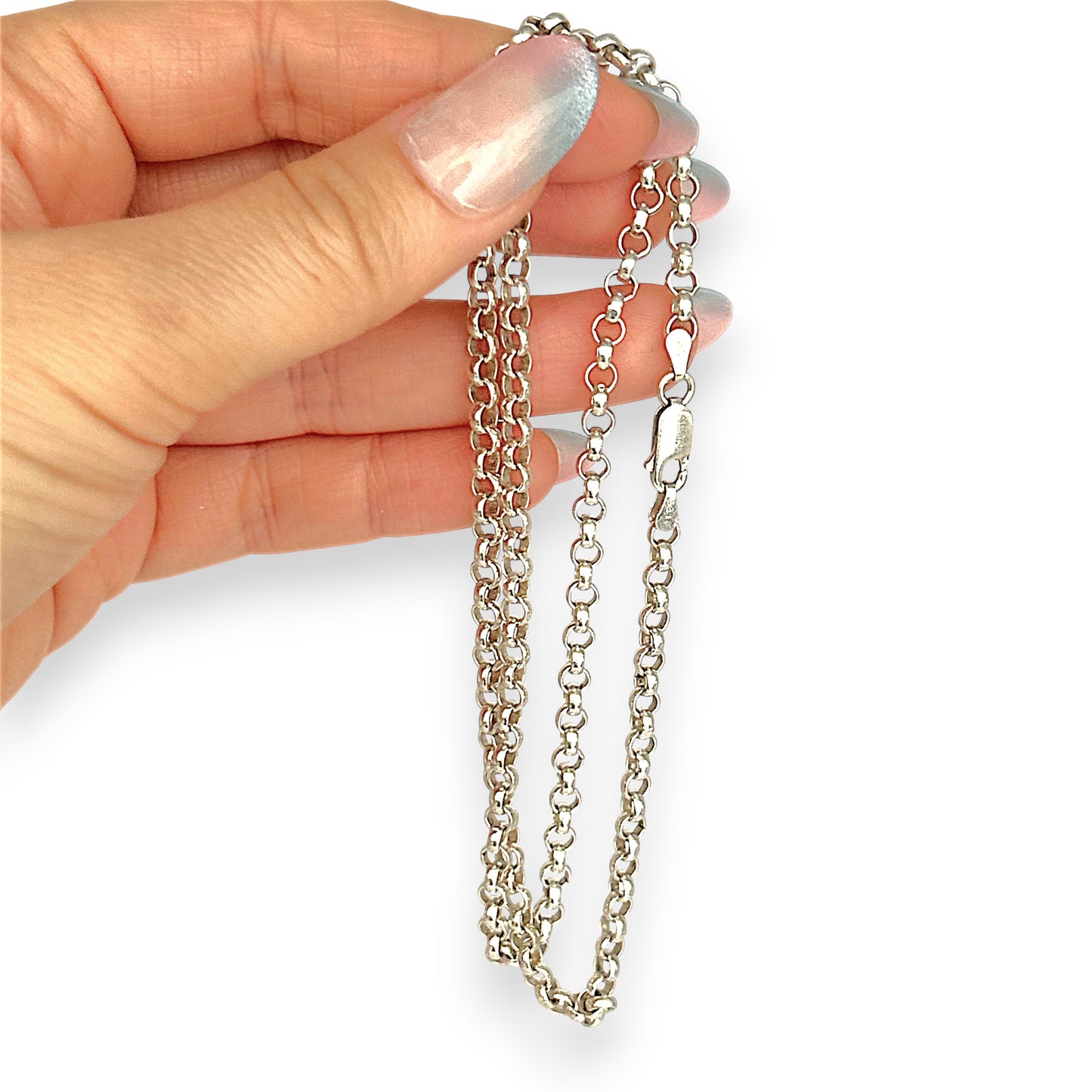 SILVER DEAL | Sterling Silver Moonlit Belcher Chain 48cm