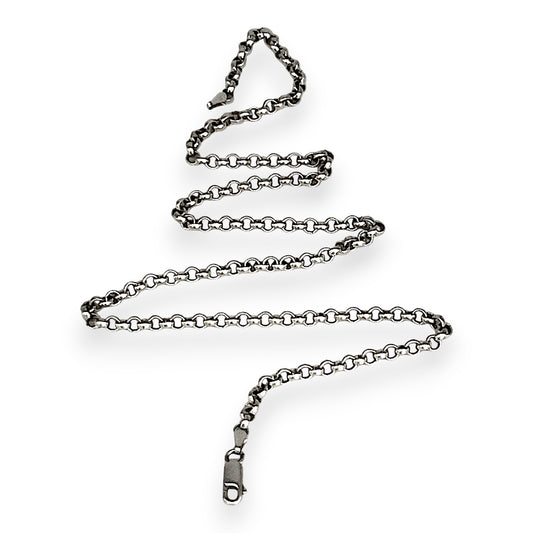 SILVER DEAL | Sterling Silver Moonlit Belcher Chain 48cm
