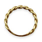 NZGD | 9ct Gold Auric Bond of Grace Ring Size O