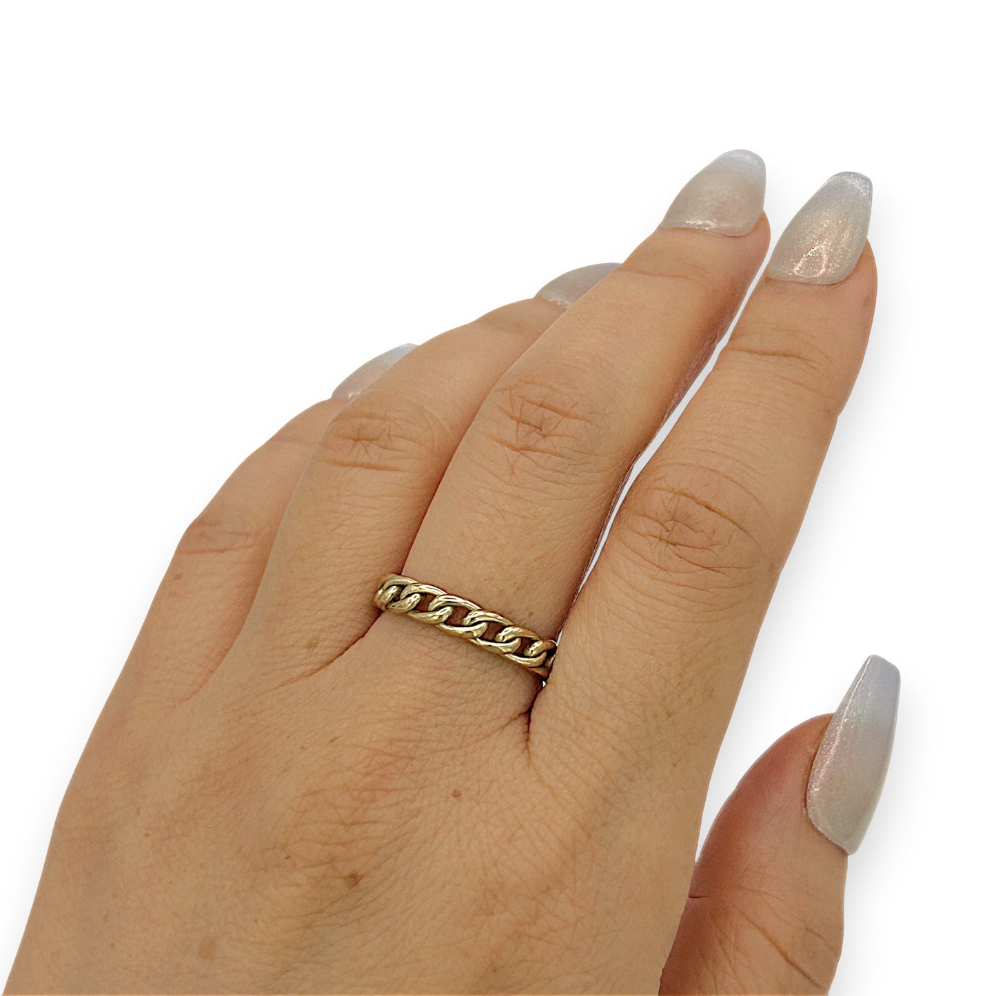 NZGD | 9ct Gold Auric Bond of Grace Ring Size O