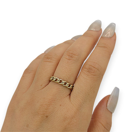NZGD | 9ct Gold Auric Bond of Grace Ring Size O