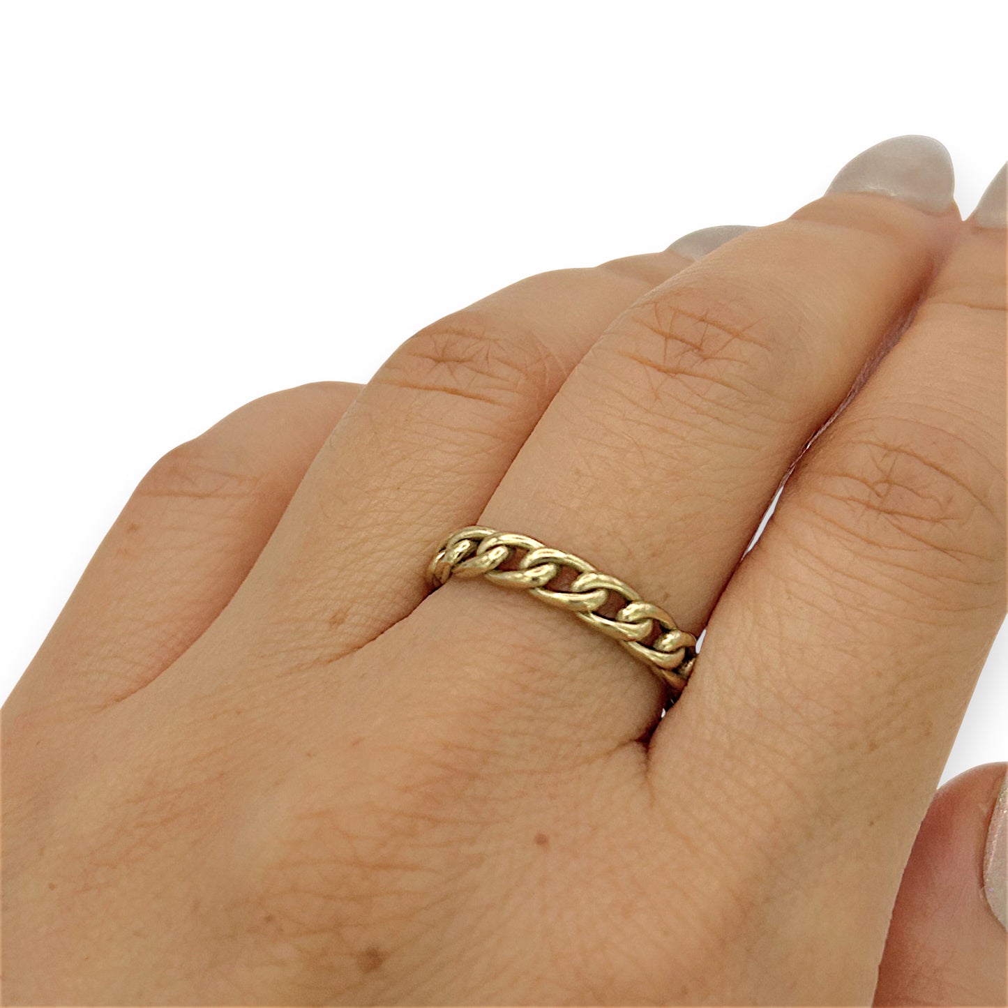 NZGD | 9ct Gold Auric Bond of Grace Ring Size O