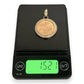 NZGD | 22ct 2025 Full Sovereign in 10ct Gold Diamond‑Set Pendant