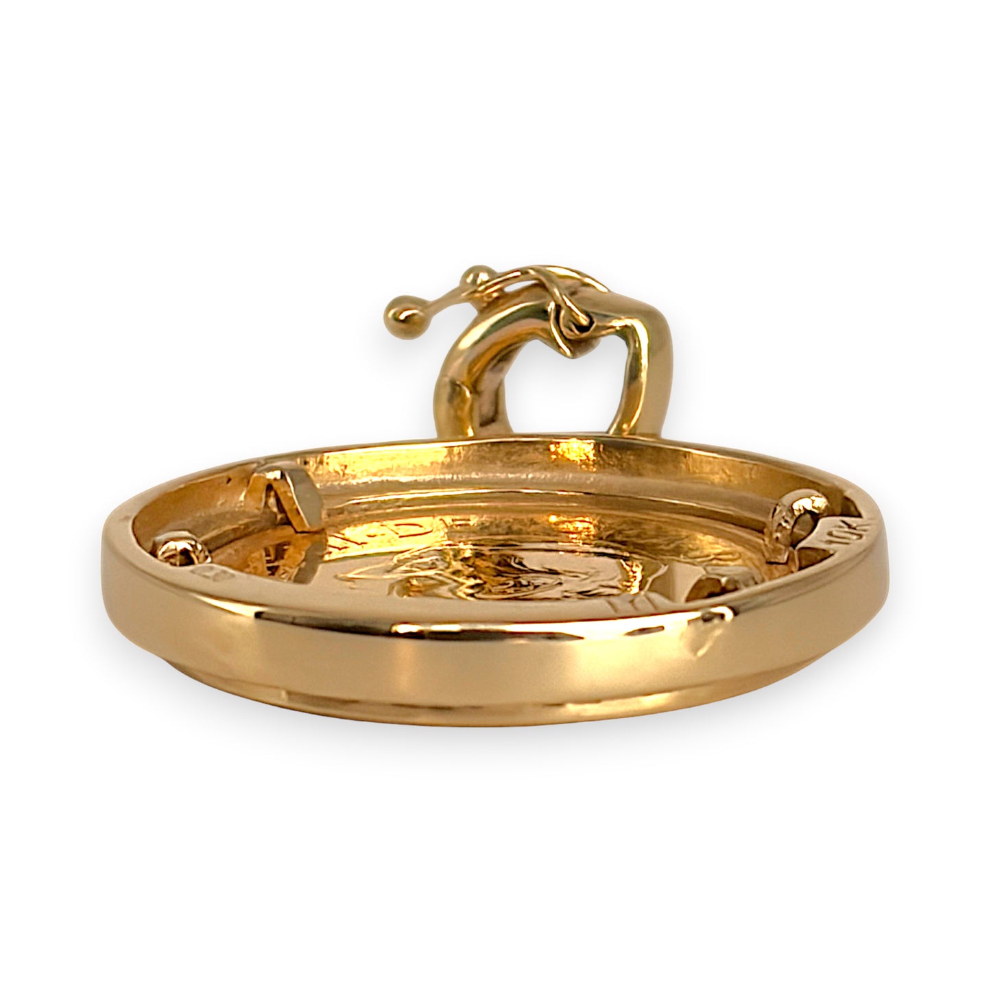 NZGD | 22ct 2025 Full Sovereign in 10ct Gold Diamond‑Set Pendant