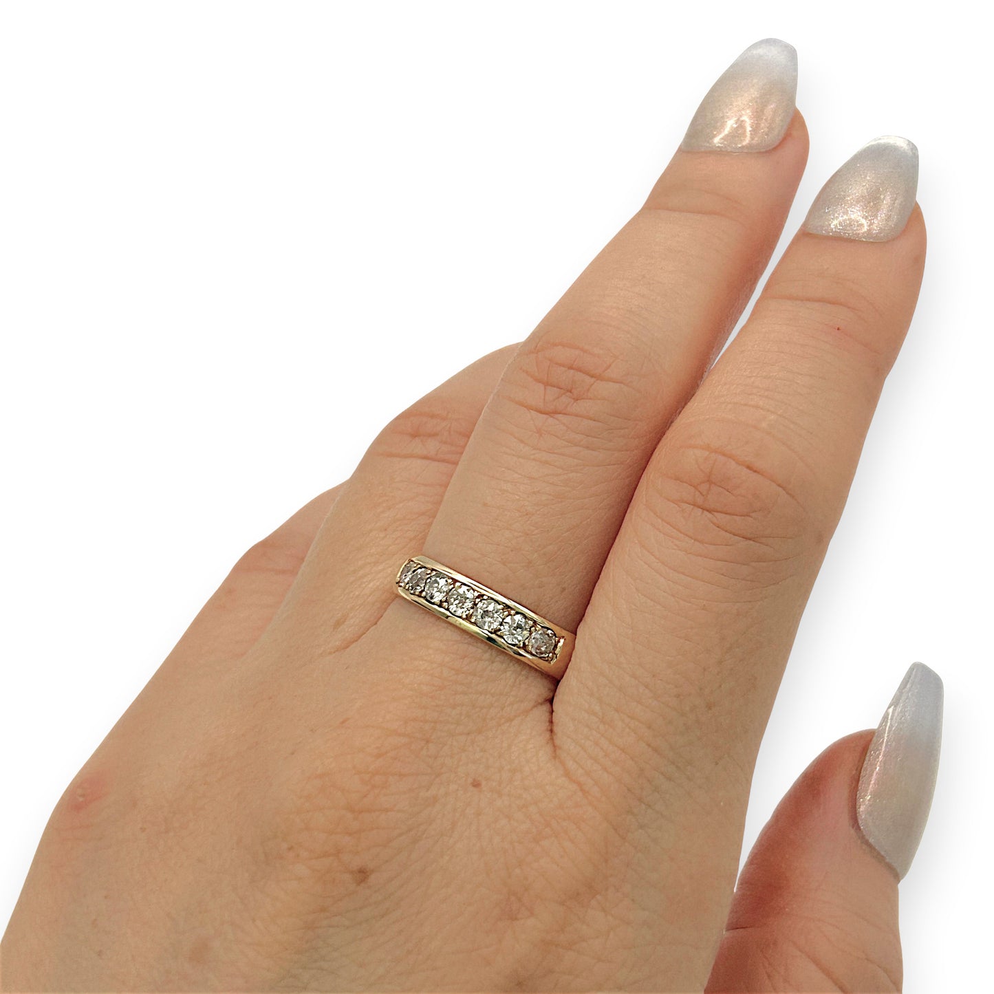 NZGD | 18ct Gold Aureline Eternity Band Valuation $5,350