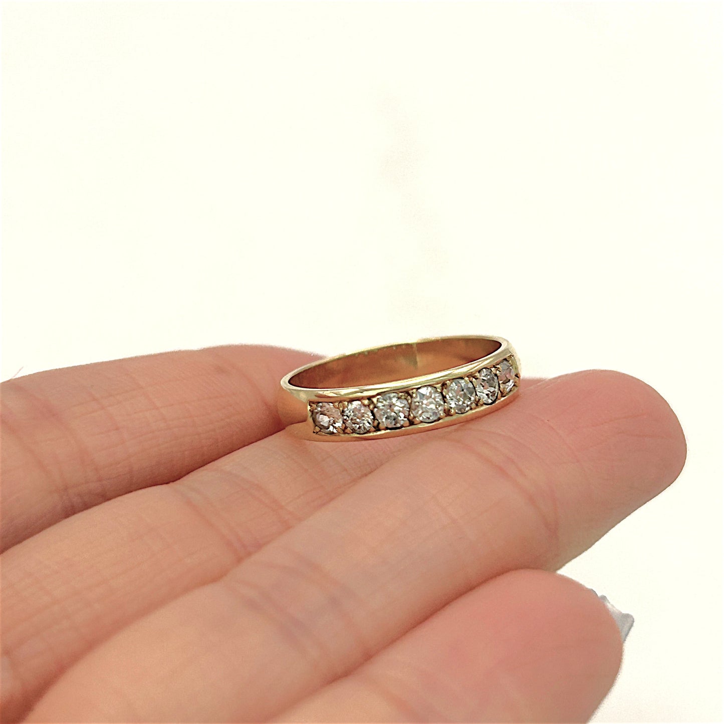 NZGD | 18ct Gold Aureline Eternity Band Valuation $5,350