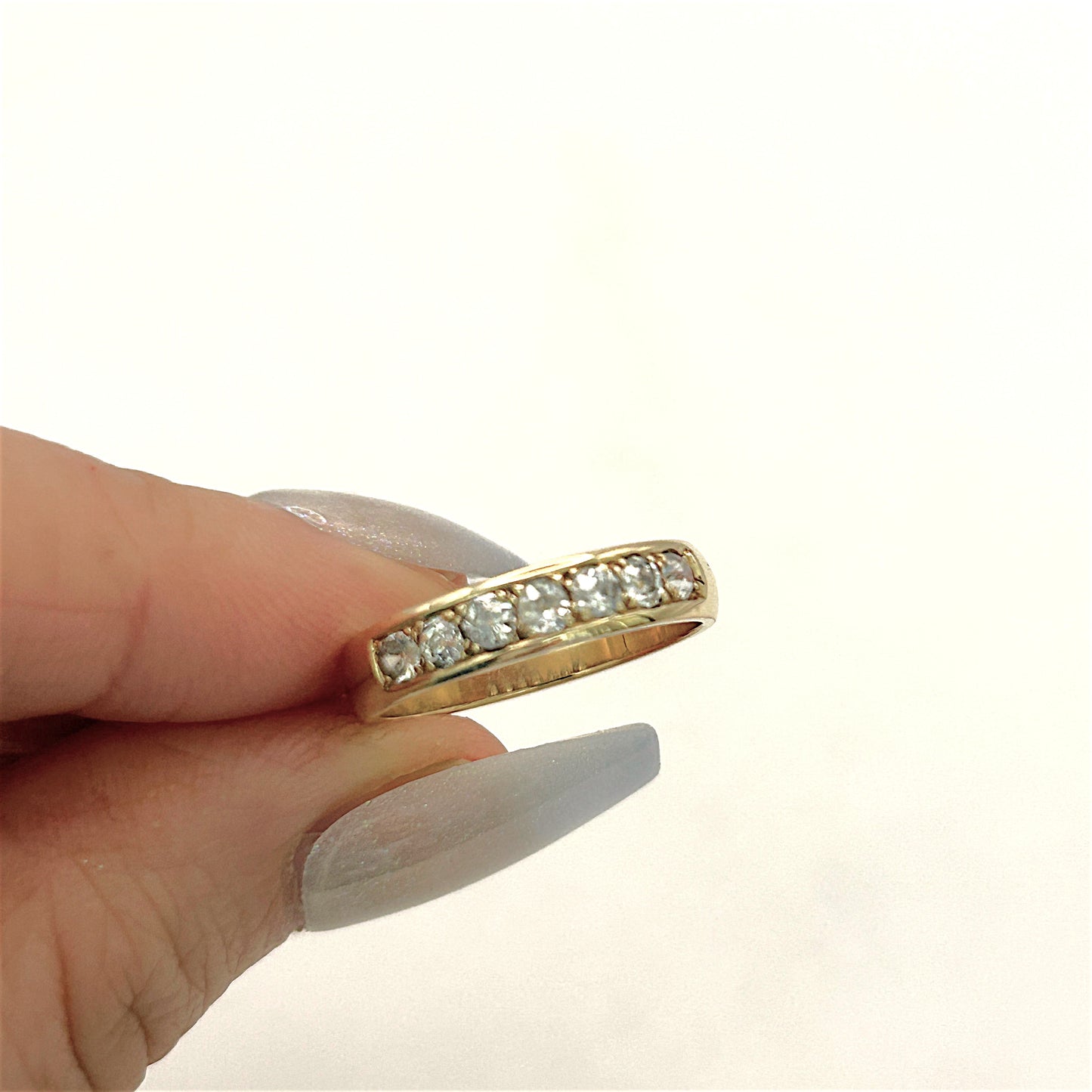 NZGD | 18ct Gold Aureline Eternity Band Valuation $5,350