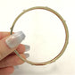 NZGD | 15ct Gold Aureline Dual‑Arc Bangle Valuation $11,000