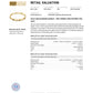 NZGD | 15ct Gold Aureline Dual‑Arc Bangle Valuation $11,000