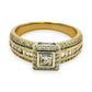 NZGD | 9ct Gold Aureline Regal Square Ring Valuation $4,000
