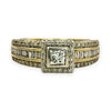 NZGD | 9ct Gold Aureline Regal Square Ring Valuation $4,000