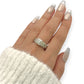 NZGD | 9ct Gold Aureline Regal Square Ring Valuation $4,000