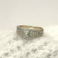 NZGD | 9ct Gold Aureline Regal Square Ring Valuation $4,000