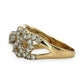 NZGD | 14ct Gold Celestine Crown Cluster Ring Valuation $4,000
