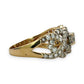 NZGD | 14ct Gold Celestine Crown Cluster Ring Valuation $4,000