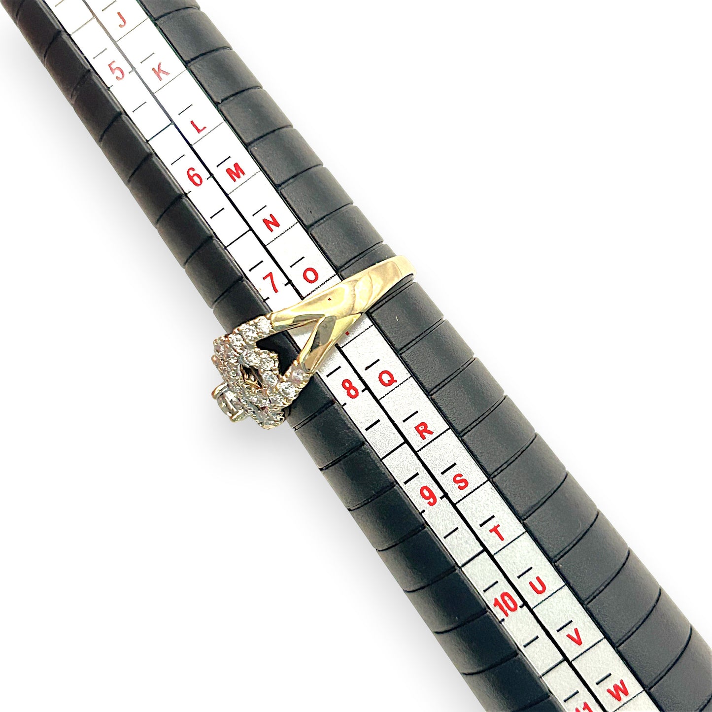 NZGD | 14ct Gold Celestine Crown Cluster Ring Valuation $4,000