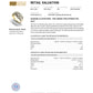 NZGD | 14ct Gold Celestine Crown Cluster Ring Valuation $4,000