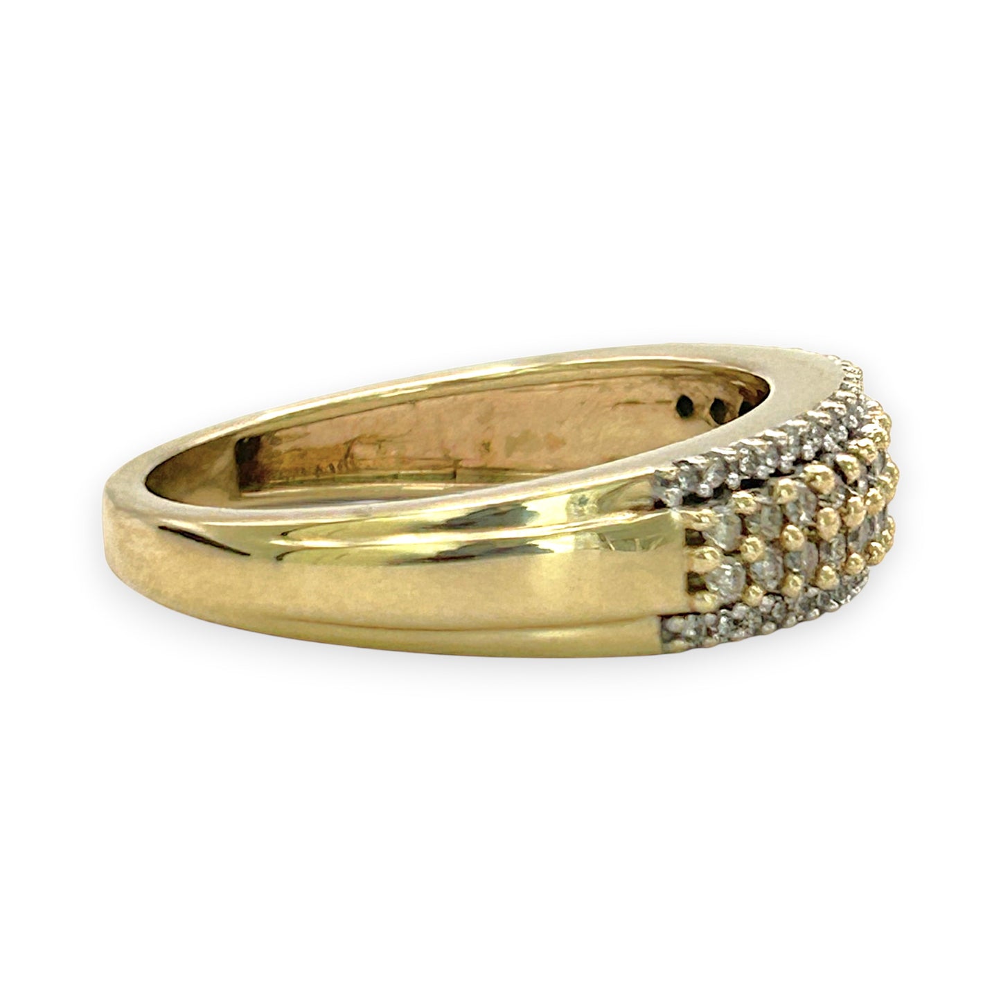 NZGD | 9ct Gold Aureline Pavé Ring Valuation $2,500