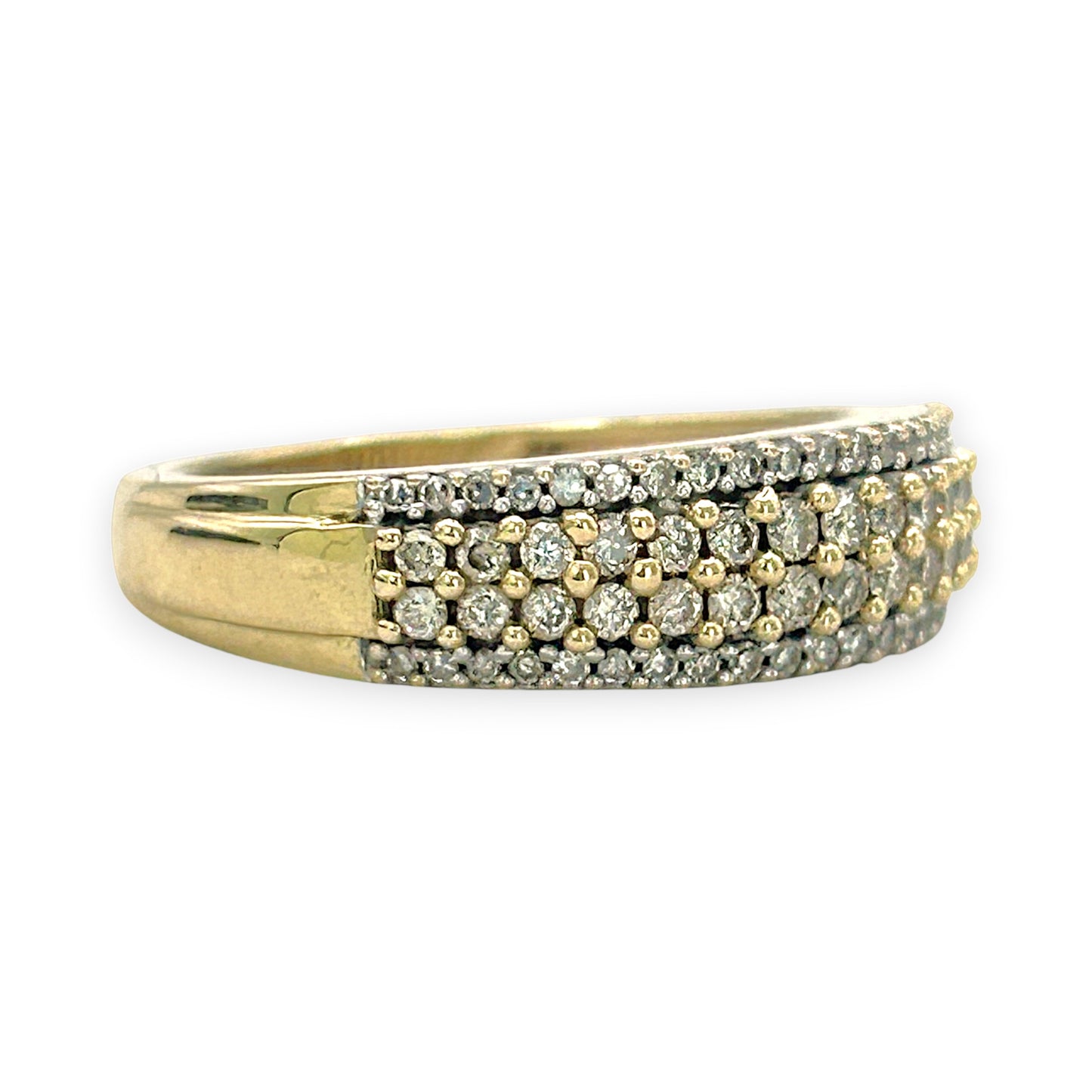 NZGD | 9ct Gold Aureline Pavé Ring Valuation $2,500